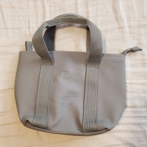 NWOT Lacoste Grey Zip Tote